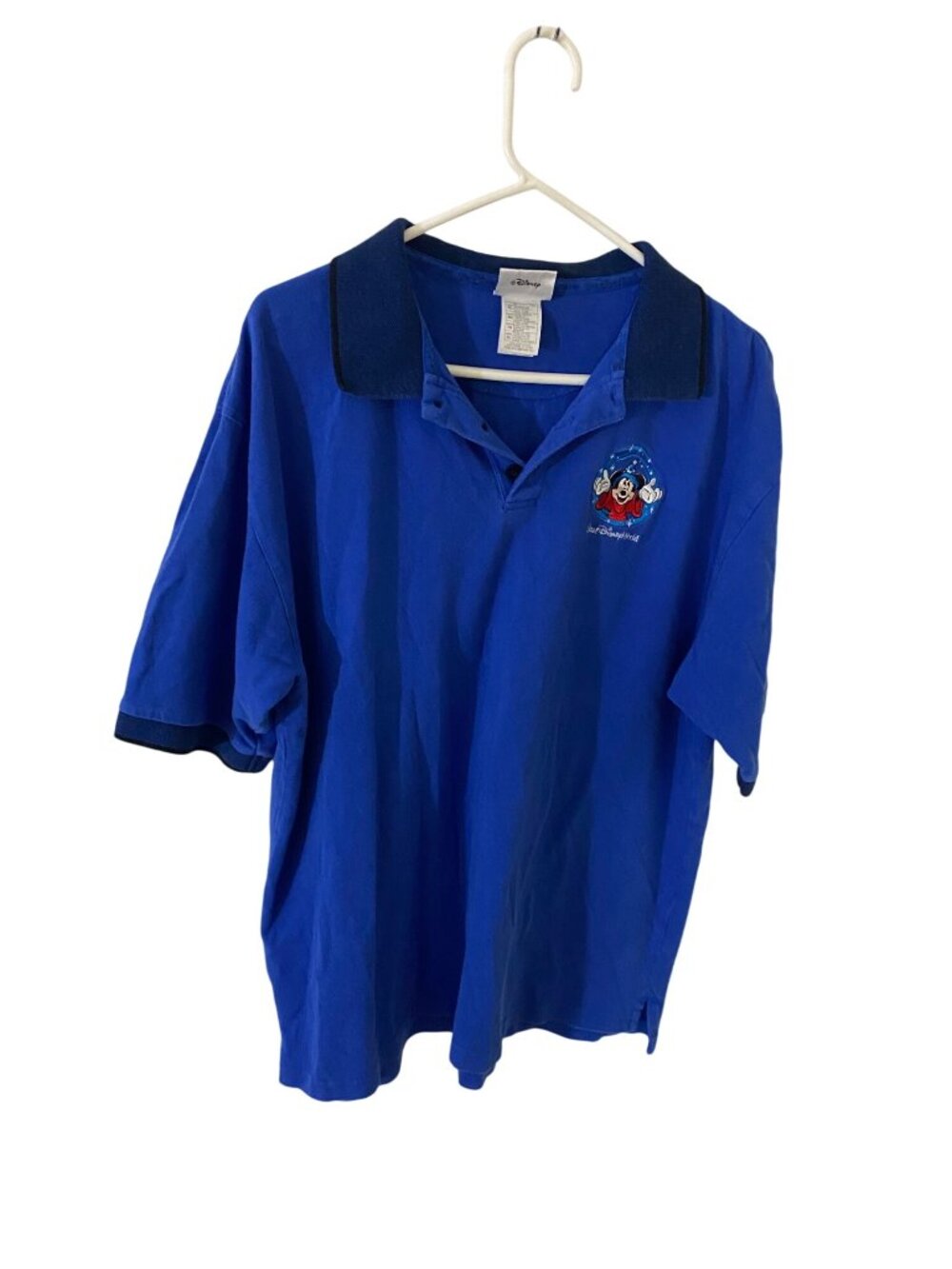 Walt Disney World Men's Collared Polo Short Sleeve Mickey Embroidered Shirt - XL